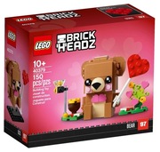 LEGO 40379 BrickHeadz - Miś Walentynkowy - stan idealny