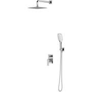 Omnires Parma zestaw prysznicowy podtynkowy z deszczownicą chrom SYSPM10CR