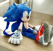 Plecak duża maskotka pluszak zabawka Sonic postać z bajki nowa oryginalna