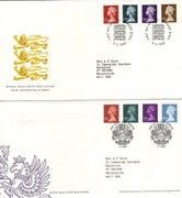 Wielka Brytania - królowa Elżbieta, Mi 1793-96, 2136-39 na FDC, Słania