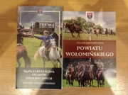 Powiat Wołomiński mapa z przewodnikiem 