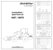 Schaffer 450T 450TS Parts Catalog Manual Katalog części