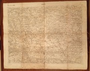 stara mapa Austria 1875 r. skala 1:75000 Kraków