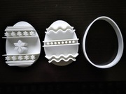 Wykrawacze do ciastek na wielkanoc. Pisanka, zając