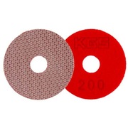 Kgs Diamentowy dysk/Pad polerski/szlifierski gradacja 200, Ø115MM Rzep 