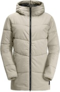 Jack Wolfskin Karolinger Long Jkt W kurtka zimowa damska beż  r.  L