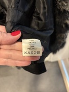 Kożuszek krótki z futrzanym kołnierzem