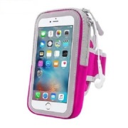 DUŻA OPASKA ETUI NA RAMIĘ DO BIEGANIA NA TELEFON RÓŻOWA