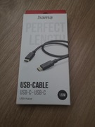 Kabel Hama usbc-usbc 1,5m