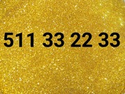 ZŁOTY numer. 511 33 22 33 idealny na Taxi 