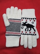 Nowe rękawiczki wzór norweski 