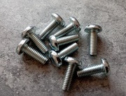 ŚRUBA Z ŁBEM WALCOWYM Z ROWKIEM M6x16 ocynk Würth 100szt.