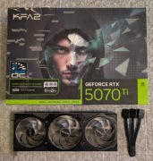 Karta graficzna RTX 5070 Ti GWARANCJA 16GB GDDR7 KFA2 OC Podświetlenie RGB