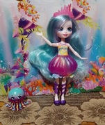 Lalka Enchantimals Jelanie Jellyfish z pupilem