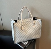 Duża Torebka Damska Skórzana Shopperka na ramię 