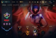 Konto LOL League of legends EUNE Unranked 125 Postaci 38 Skinów 123 LVL