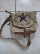 Torebka damska materiałowa Vintage 