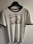 Reserved biała koszulka z logo