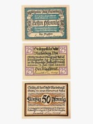 Notgeldy Malbork Marienburg 1920 rok UNC-