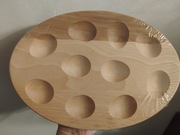 Drewniany Półmisek na jajka 