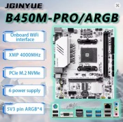 Płyta główna Micro ATX JGINYUE B450 AM4 dla AMD
