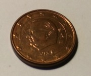 moneta 1 cent eurocent 2013 Belgia Król Albert II