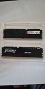 Pamięć RAM DDR5 Kingston FURY Beast 32GB (2x16GB) 5200MHz CL40 1,25V Black