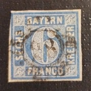 BAYERN: 1862r. Mi 10. kas.