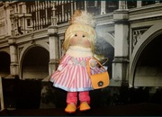 Lalka dekoracyjna lub dla dziecka ręczna robota