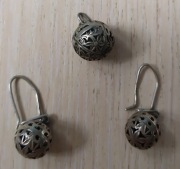 Kolczyki i zawieszka  Warmet szarotki