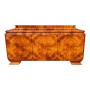 Bufet Art Deco z 1930 roku. Orzech kaukaski. 