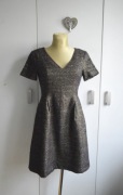 Oasis sukienka z wełną piękna S połyskująca sylwester święta