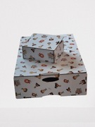 Zestaw 2 ozdobnych pudełek MDF do samodzielnego złożenia – motyw dziecięcy 