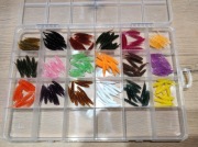 Przynęty spinningowe na okonia Tanta 1 cal - 180szt (18 kolorów)