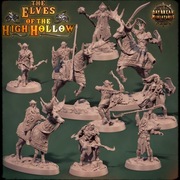 Zestaw figurek Dungeon & Dragons Elfy