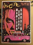 The Cure plakat koncertowy USA New York City 2023