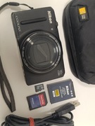 Aparat cyfrowy NIKON Coolpix S9700 zoom x30 16mp MANUAL WiFi GPS fHD BDB