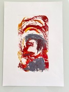 "FÜR ERIK" 2000 FAC CIESLAK Portret Neo Ekspresja unikat punk