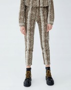 spodnie PULL & BEAR SPODNIE ANIMAL r. 34 skóra węża