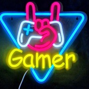 Neon LED na Ścianę USB RGB Stylowy Neon do Pokoju 