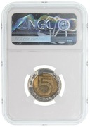 5 złotych 2016 NGC MS64 MINT ERROR