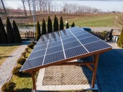 Wiata montaż Fotowoltaika HYBRYDA 5kW BANK ENERGII