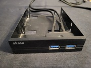 Akasa - Panel przedni usb 3.0 + mocowanie na dysk 2,5"