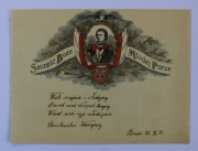 1926 Telegram Patriotyczny - Tadeusz Kościuszko - Szczęść Boże Młodej Parze