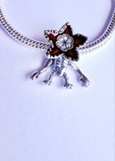 Zawieszka Demogorgon Stranger things charms beads kwiat srebro bransoletek 