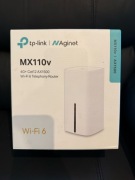 ROUTER STACJONARNY na kartę sim TP-LINK MX110V/AX1500 4G LTE cat12 WI-FI 6