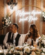 Neon dekoracja ślub wesele napis led wynajem