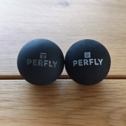 Piłka do squasha Perfly SB 190 niebieska kropka 2 szt.