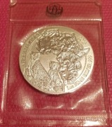 Rwanda African Ounce Gepard srebro 999 z 2013r.