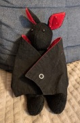 Zabawka pluszak nietoperz handmade